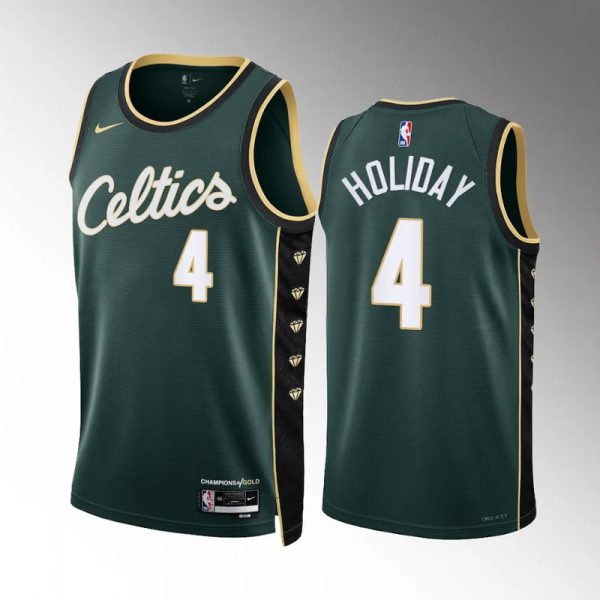 Camiseta NBA 2022-23 Nike City Edition Swingman Boston Celtics Jrue Holiday Verde - Unisex - Tienda oficial de camisetas de la NBA