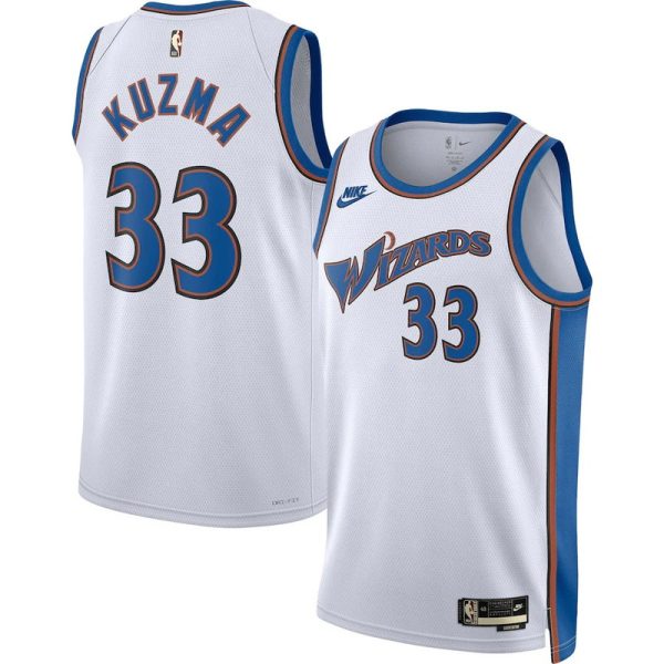 Camiseta NBA Nike Classic Edition Swingman Washington Wizards Kyle Kuzma Blanco - Unisex - Tienda oficial de camisetas de la NBA